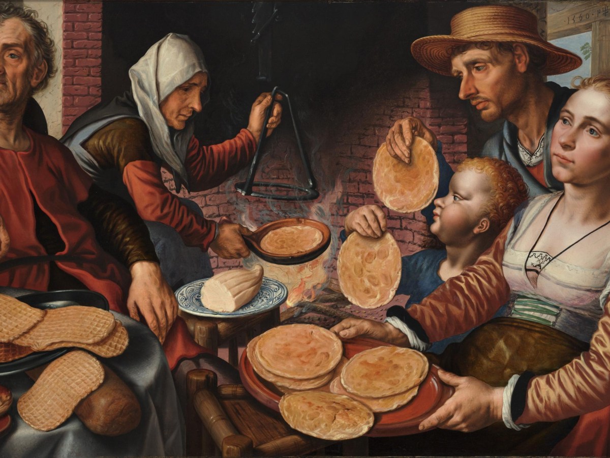 Pieter Aertsen, Les Mangeurs de crêpes&nbsp;(1560)