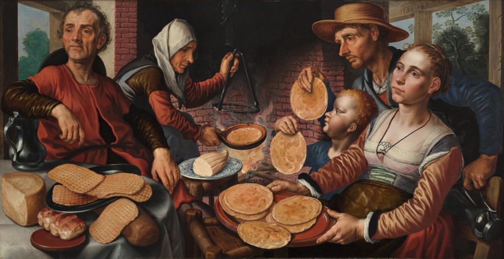 Pieter Aertsen, Les Mangeurs de crêpes&nbsp;(1560)
