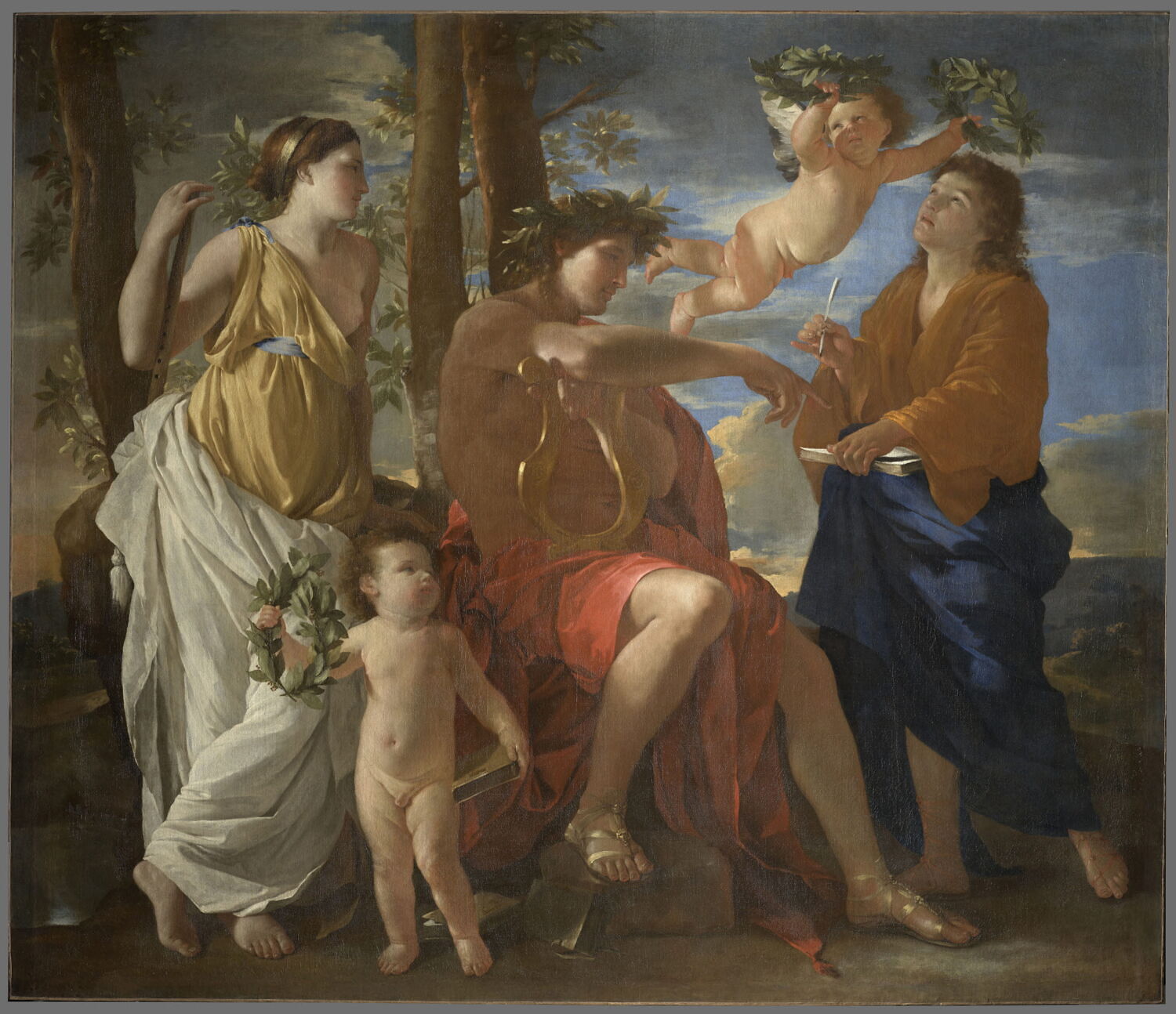 Nicolas Poussin, L&rsquo;Inspiration du poète (vers 1629)